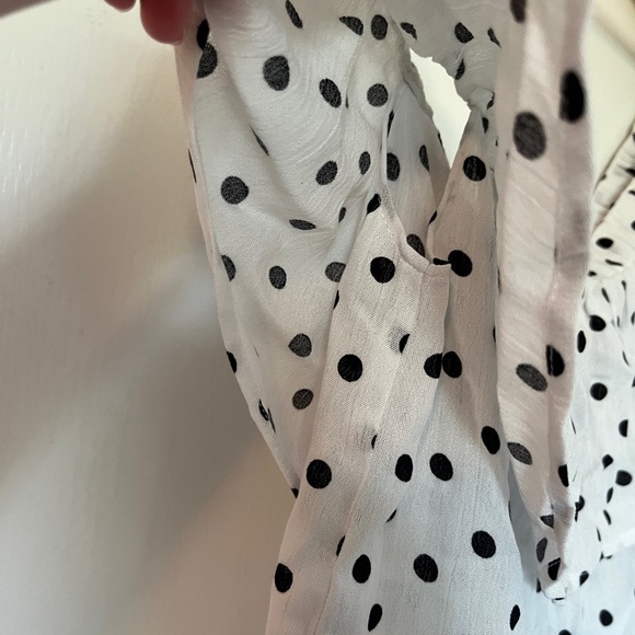 Monk & Lou one sleeve polka dot shirt - Picture 2 of 5